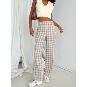 Princess Polly Caronia Checker Pants Size 2